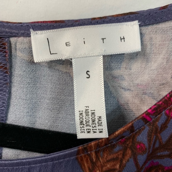 NWT LEITH Satin Trumpet Sleeve Mini Dress, S - Picture 12 of 14